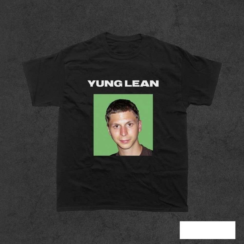 Yung Lean Micheal Cera T-Shirt Drain Gang Shirt Sadboys Black Shirt